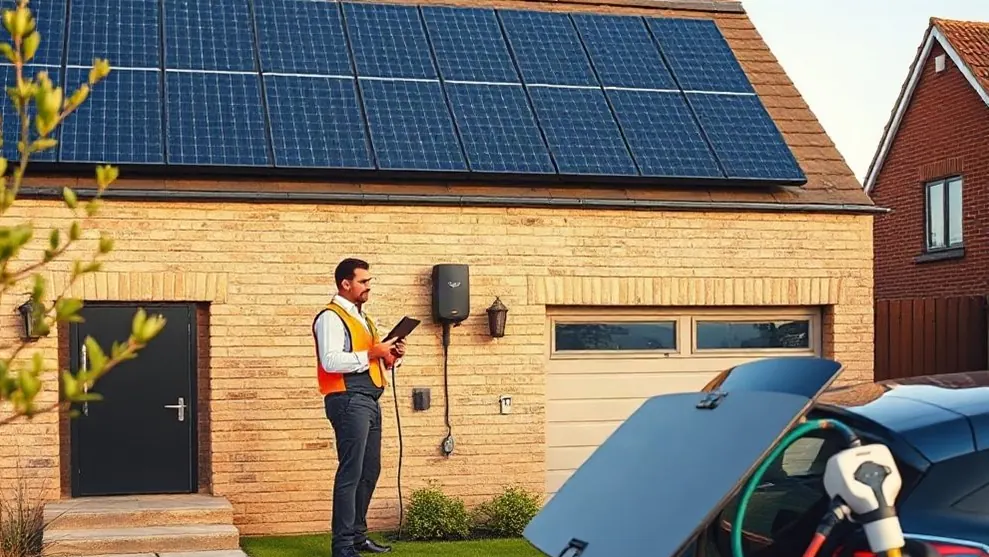 Solar Panels and Battery Storage in Chestfield